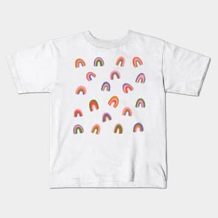 Tween spirit simple colorful rainbows Kids T-Shirt
